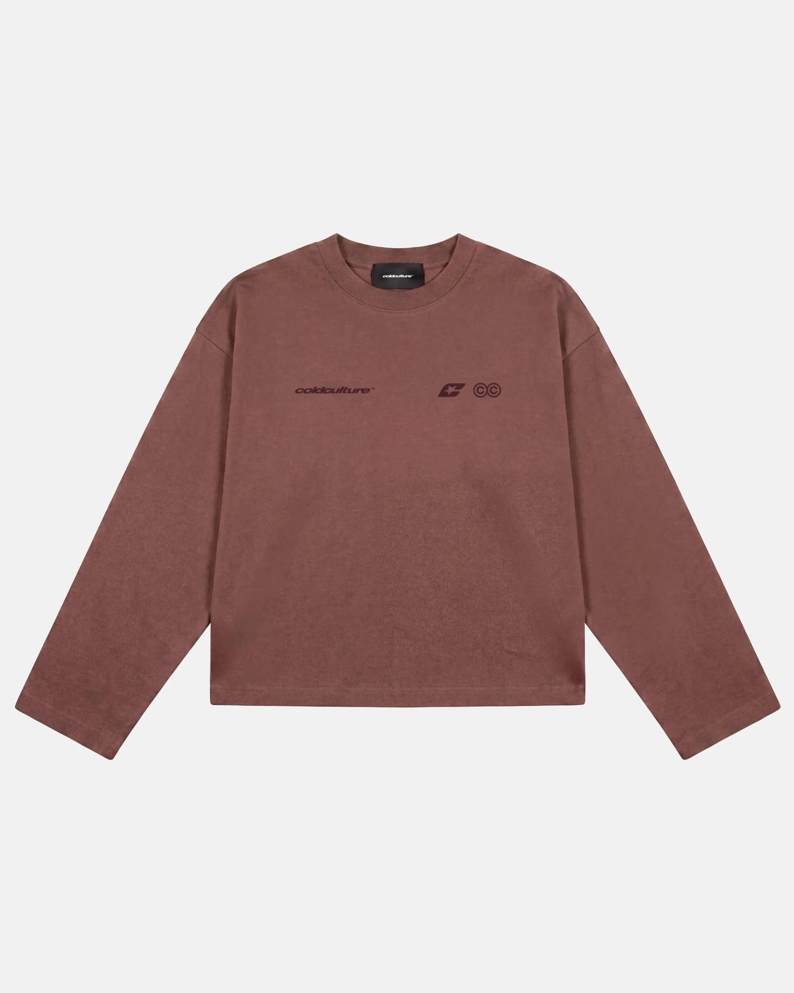 CURVED KNOTS LONGSLEEVE BROWN 5