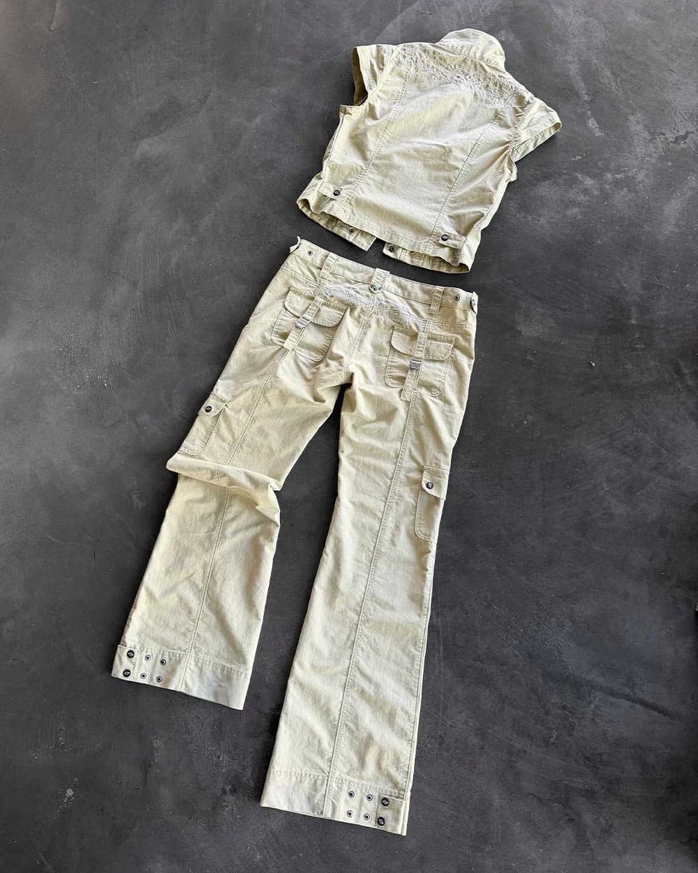 ARMY SCRIPT PANTS MILITARY GREEN 12