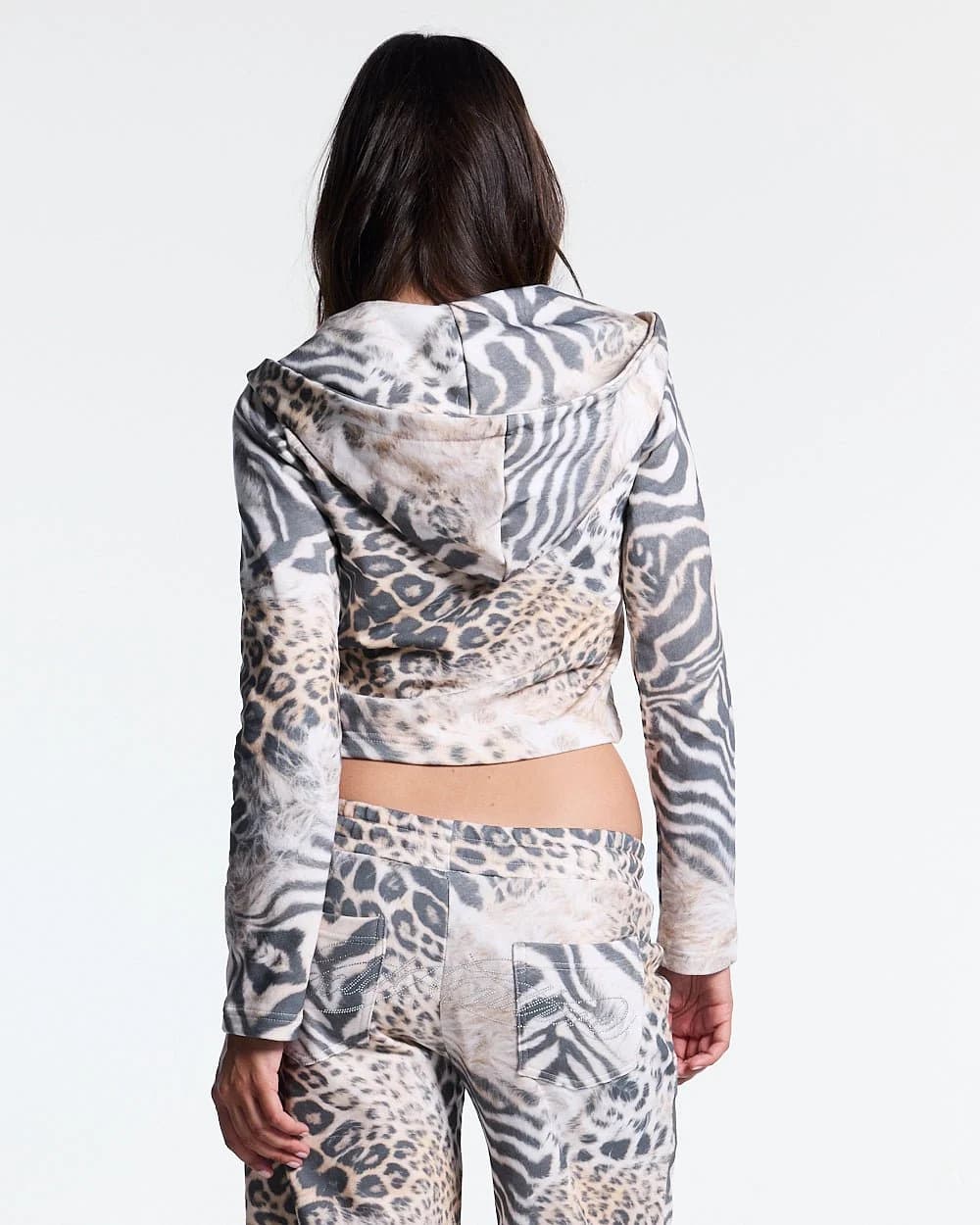 BLING ZIP HOODIE LEOPARD 4