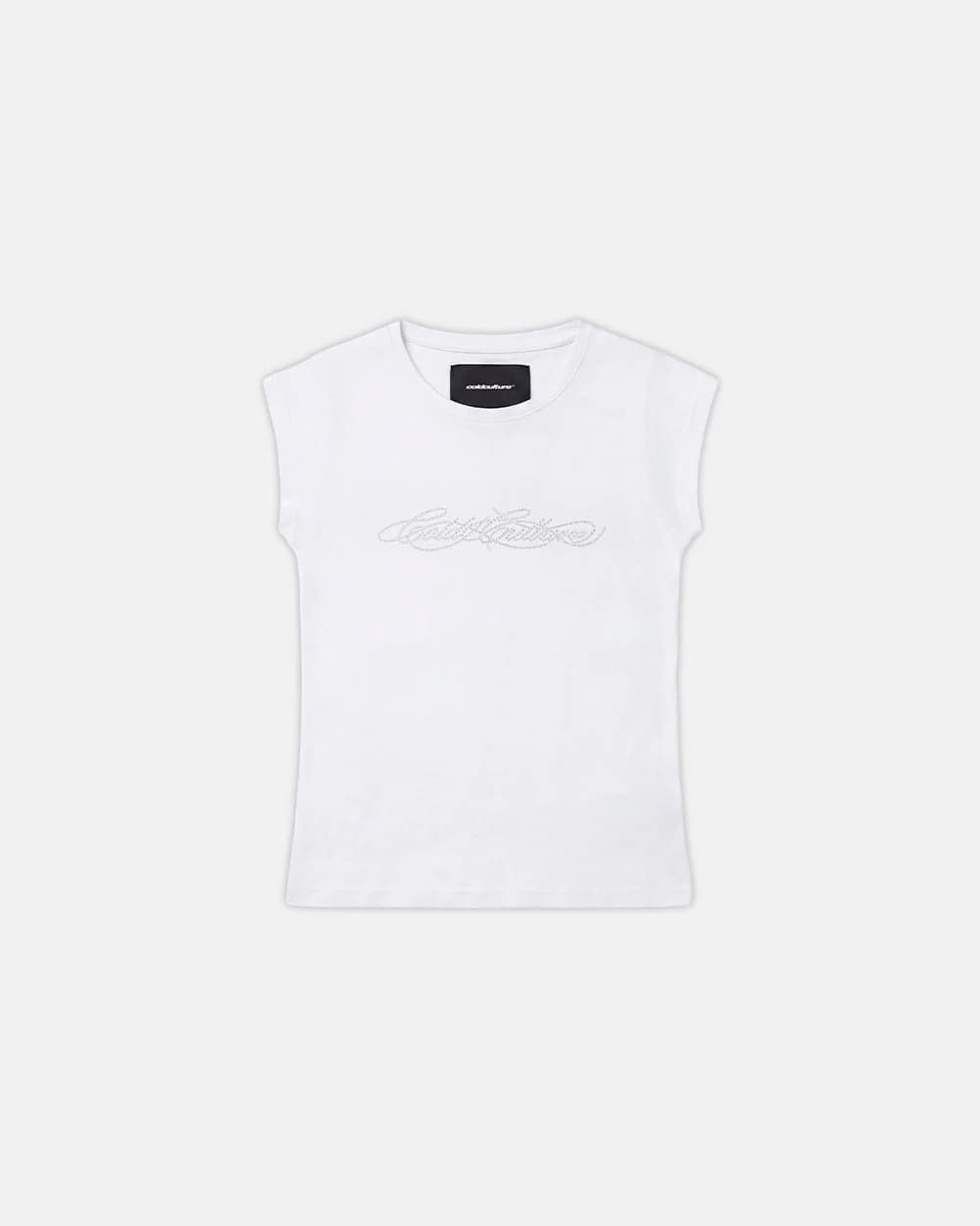 BLING BABY TEE WHITE 2