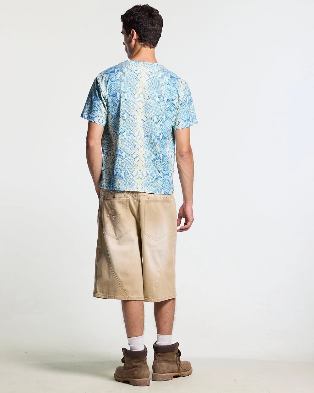 BLURRED TEE BLUE 6