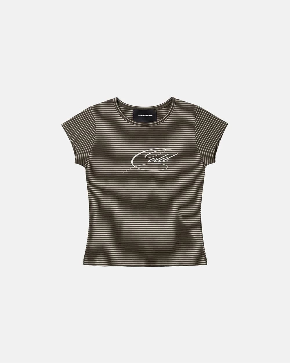 LISA BABY TEE DARK GREEN 2
