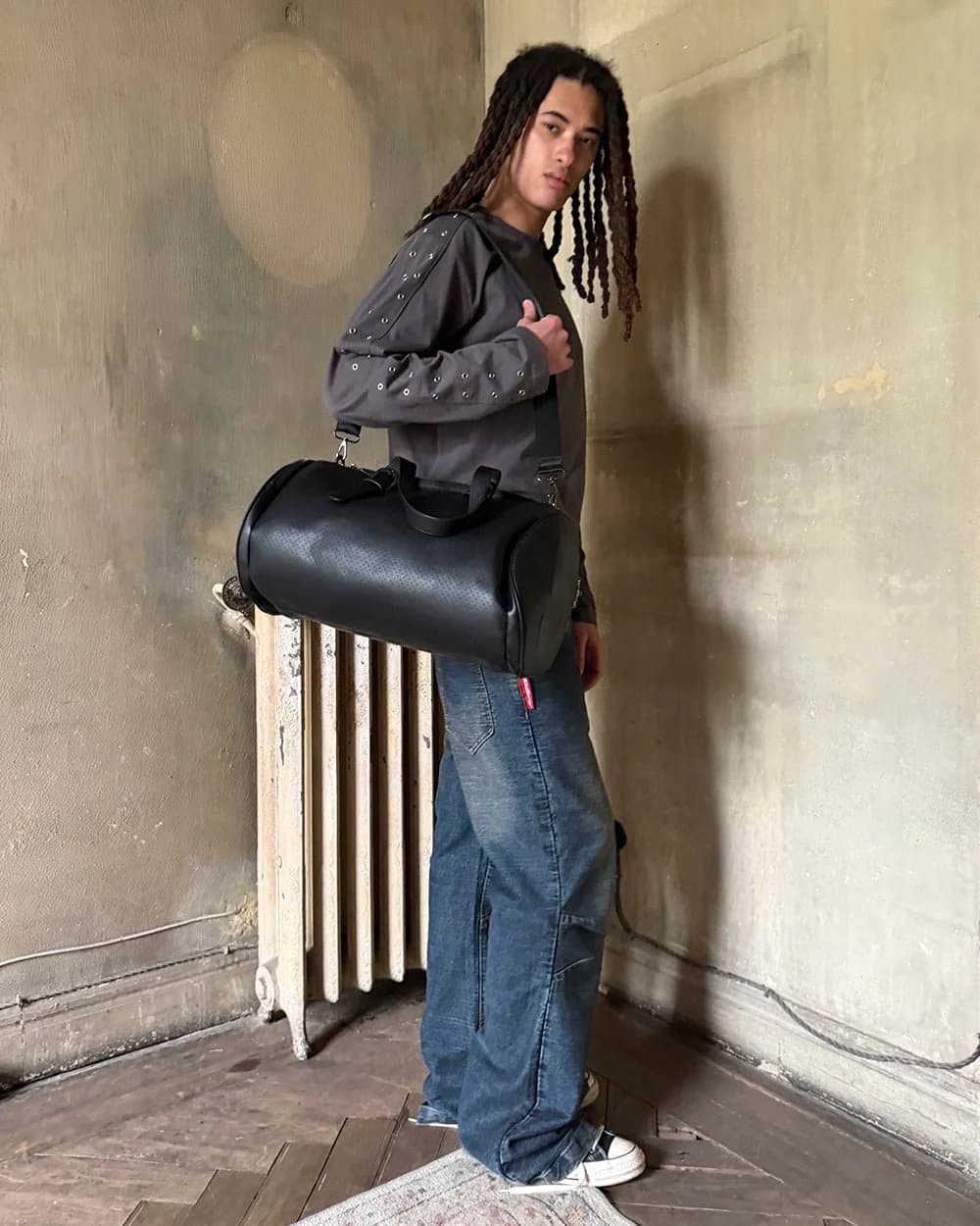 Large Brave Bag Black by COLD CULTURE