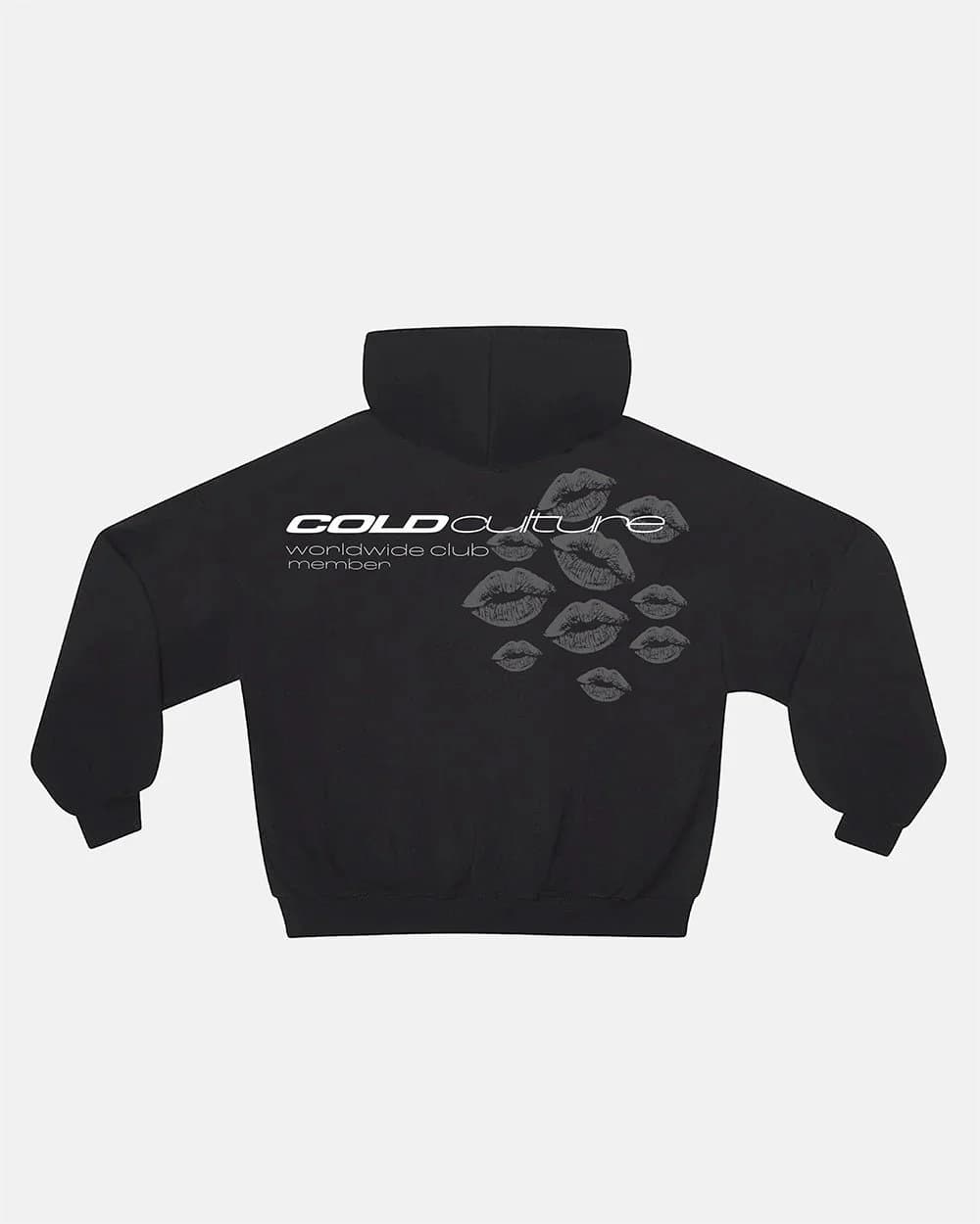 KISS IN THE ASTROS HOODIE BLACK by COLD CULTURE