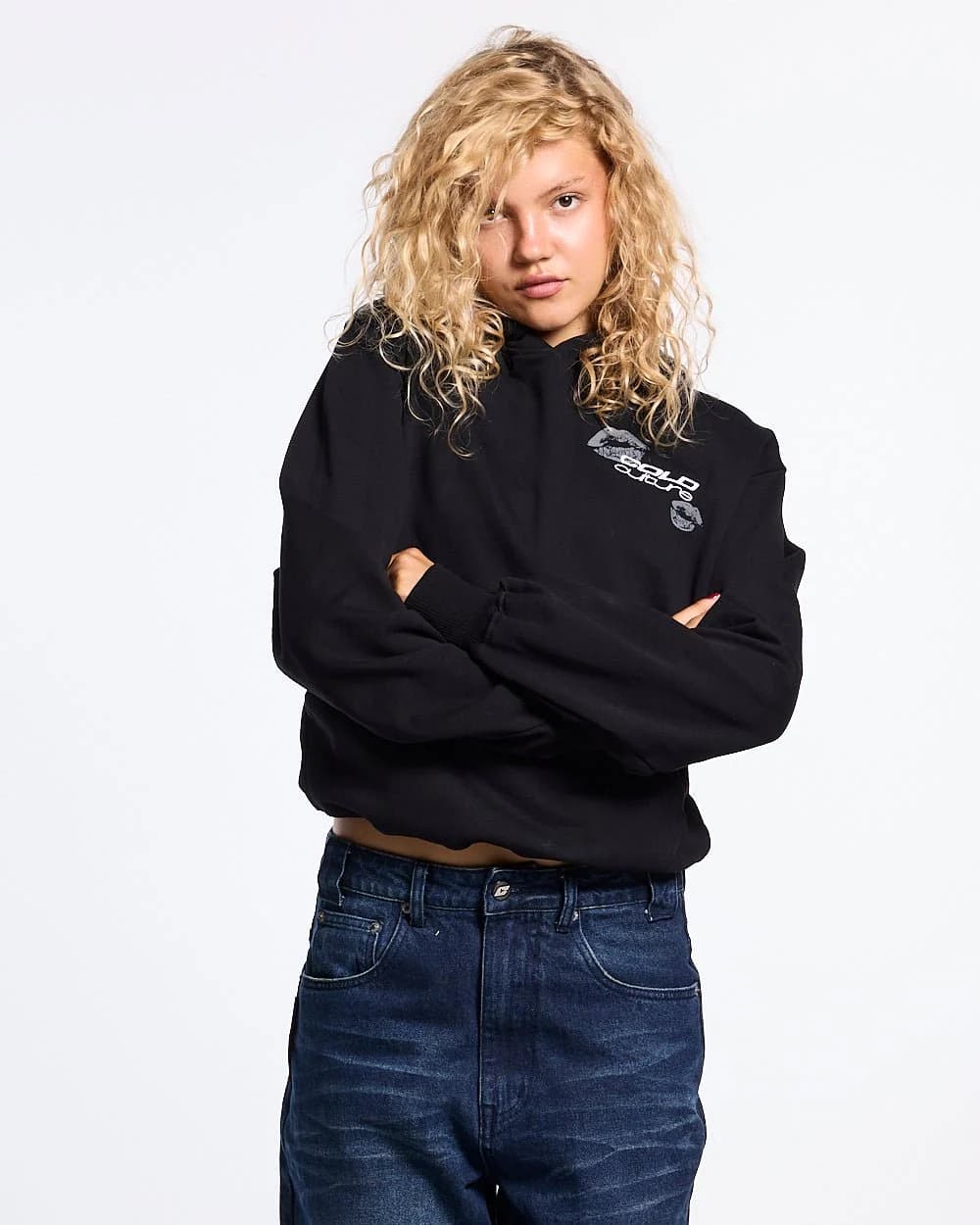 KISS IN THE ASTROS HOODIE BLACK 5