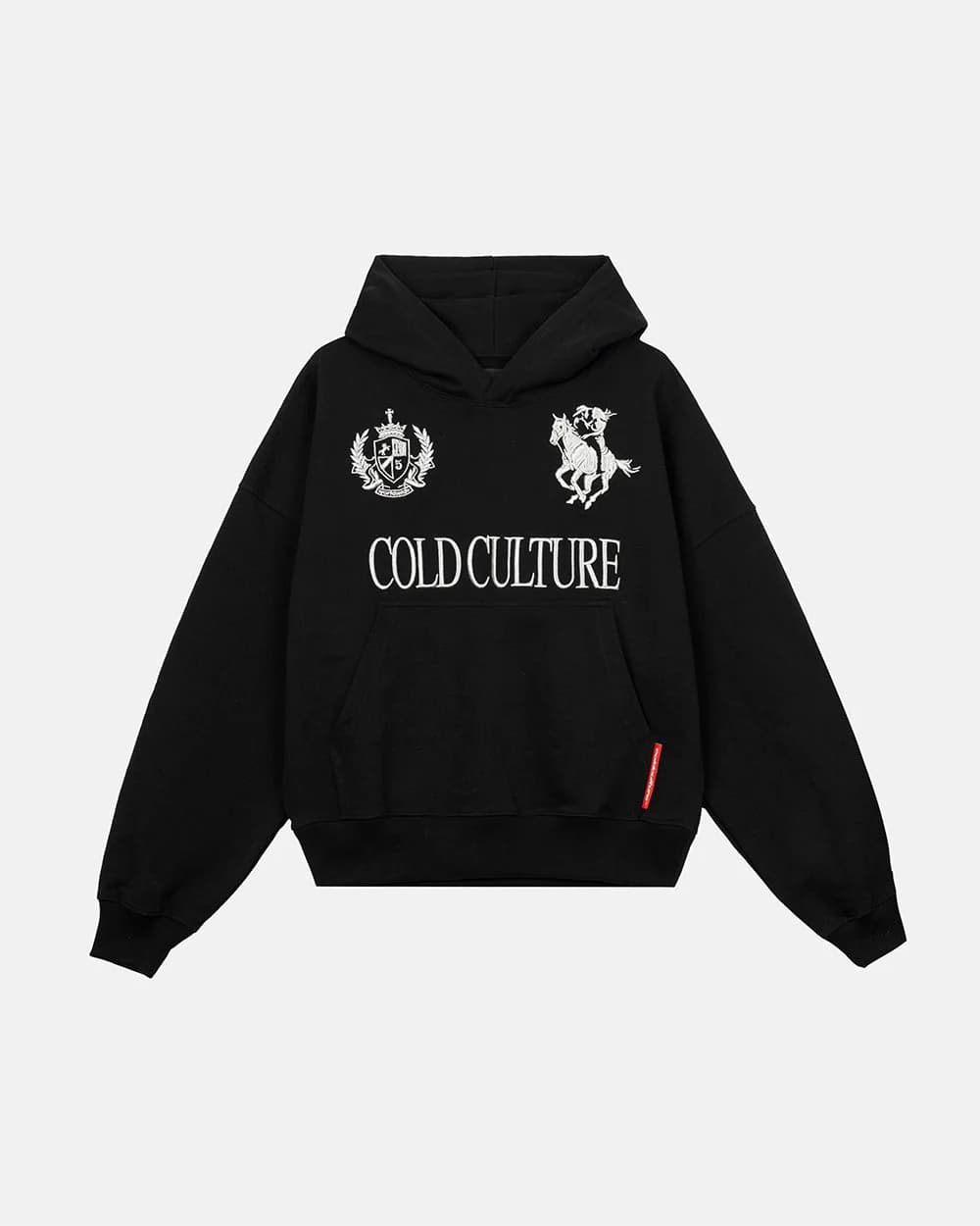 RIDING CLUB HOODIE BLACK by COLD CULTURE