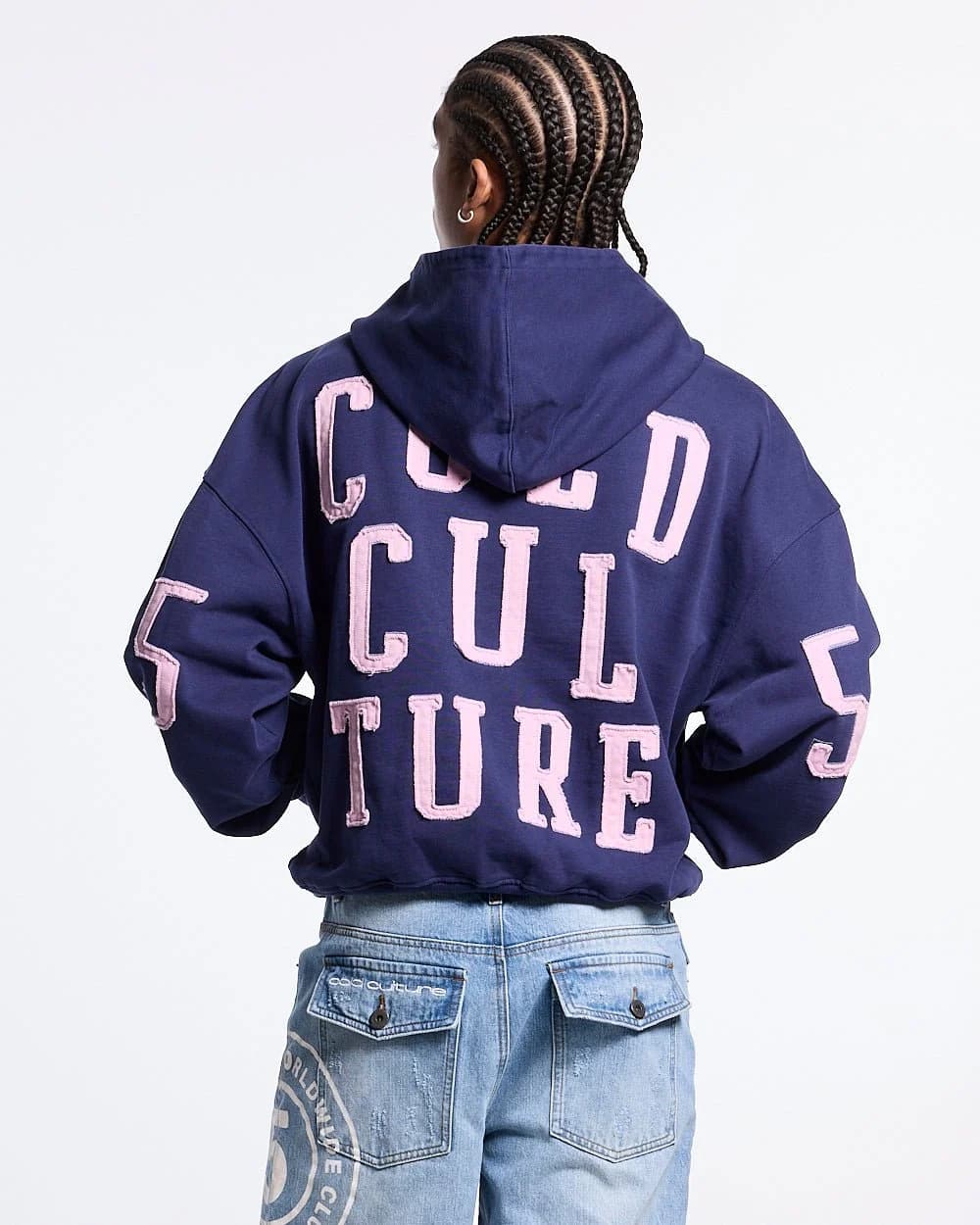 OVERTAKE HOODIE NAVY by COLD CULTURE