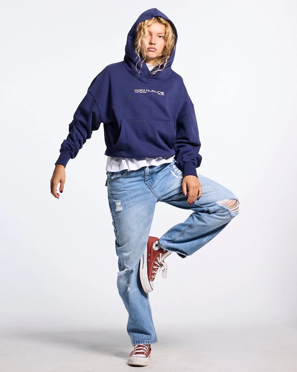 OVERTAKE HOODIE NAVY 10