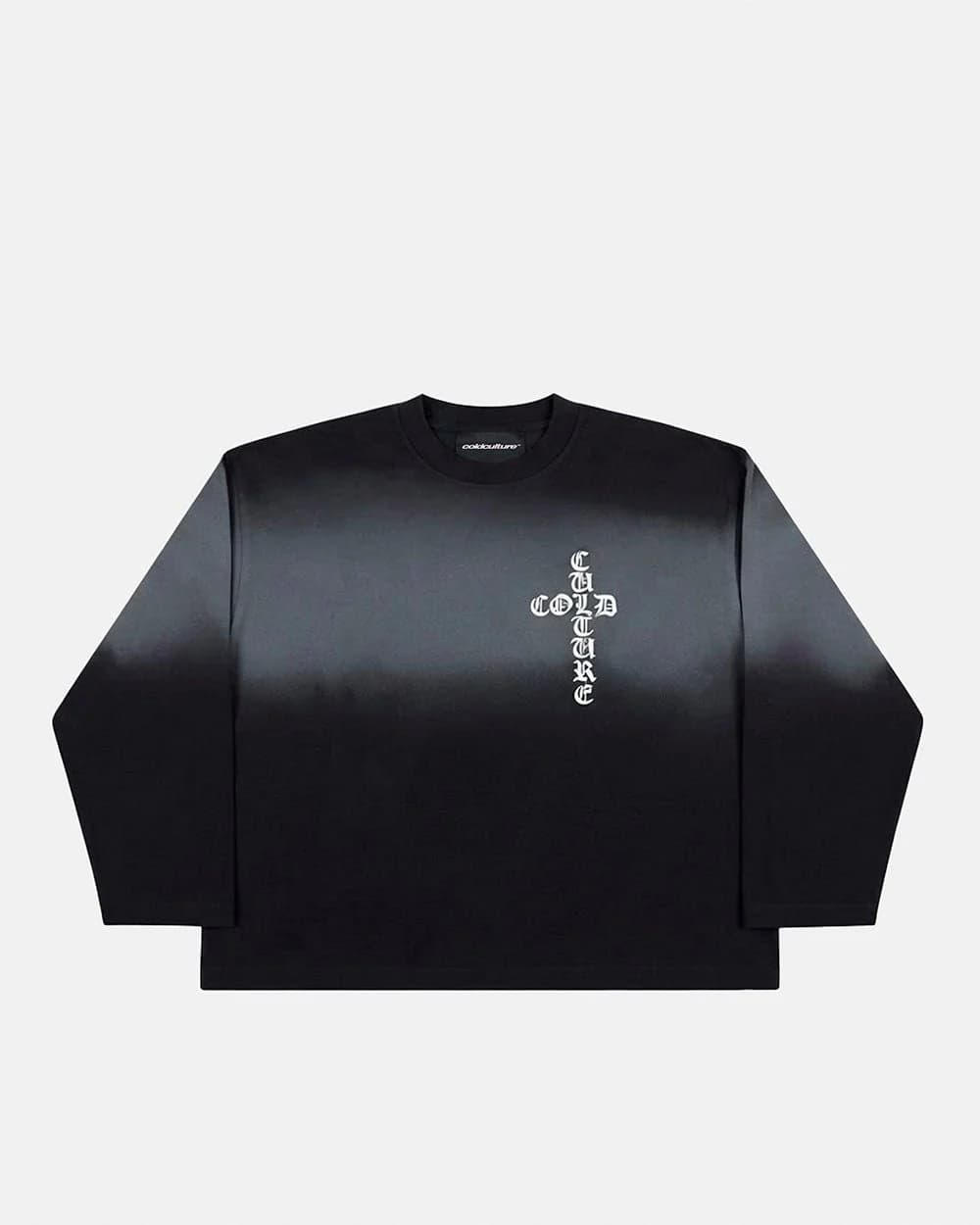 CROSSED LONGSLEEVE BLACK by COLD CULTURE