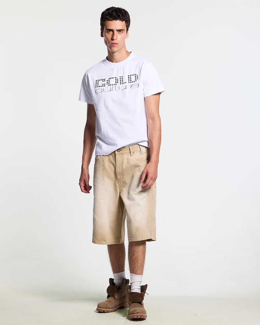 SPARK SHORTS BEIGE by COLD CULTURE