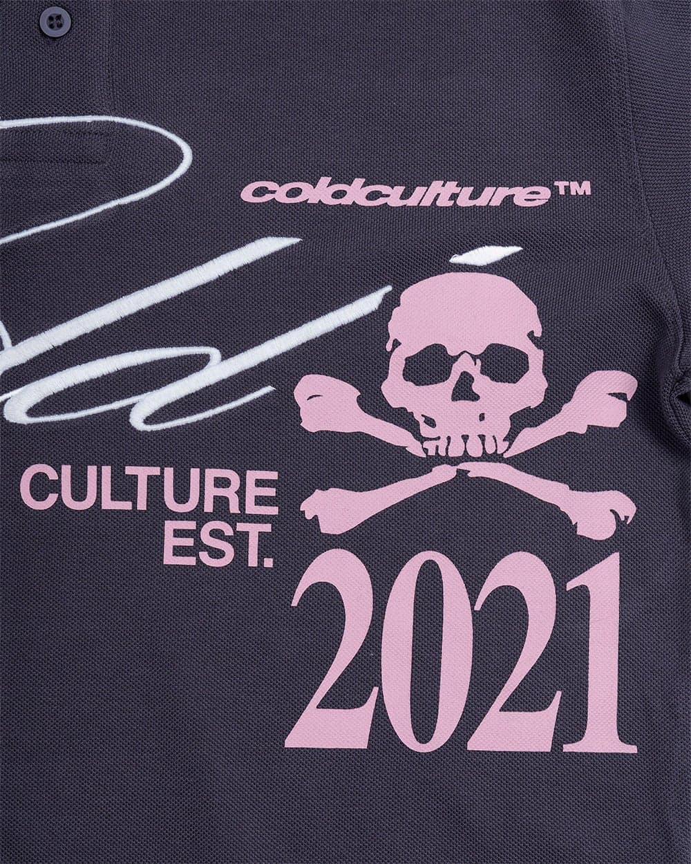 DIRTY SKULL POLO DARK GREY 6