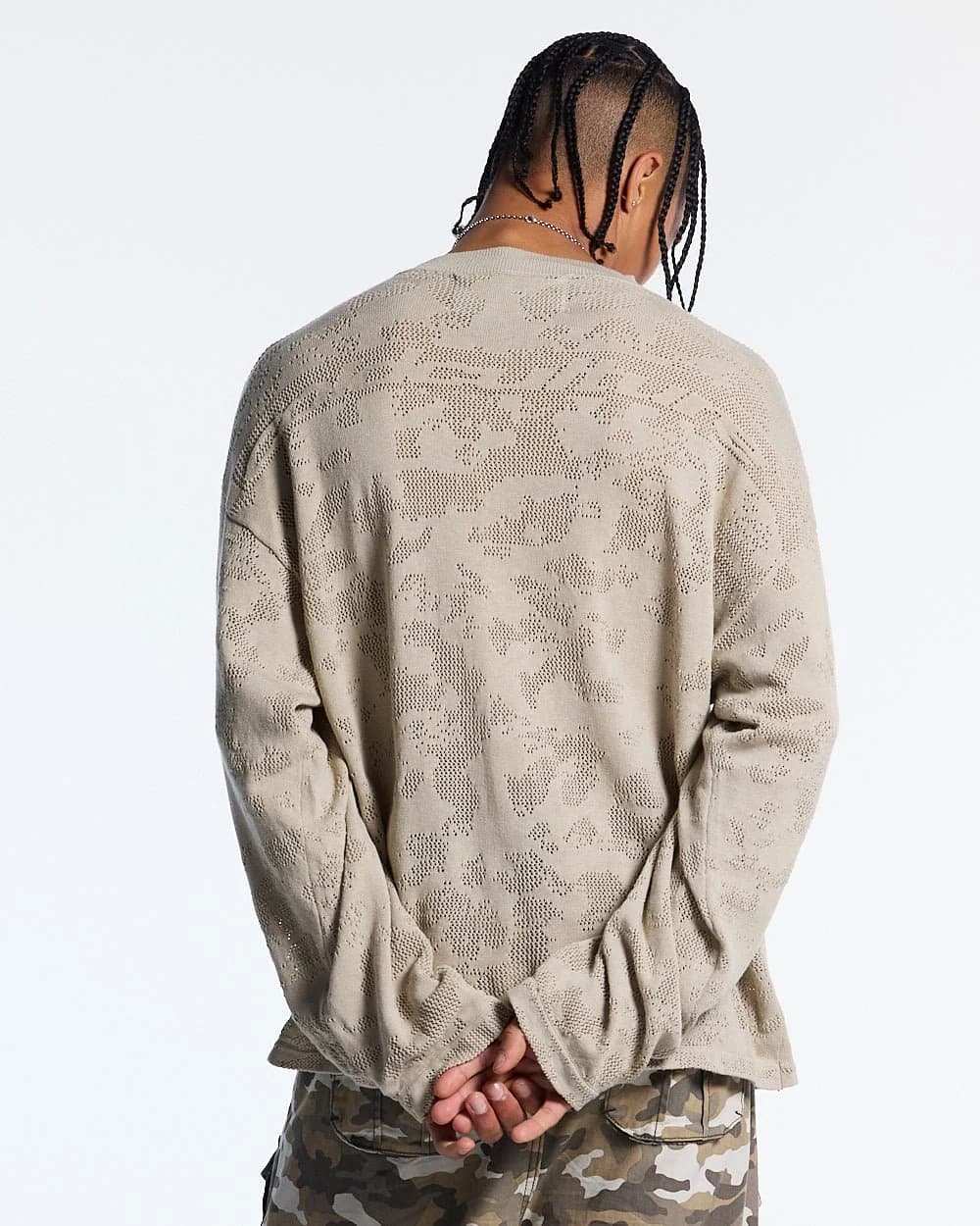 HURRACAINE LONGSLEEVE KNIT BEIGE 3