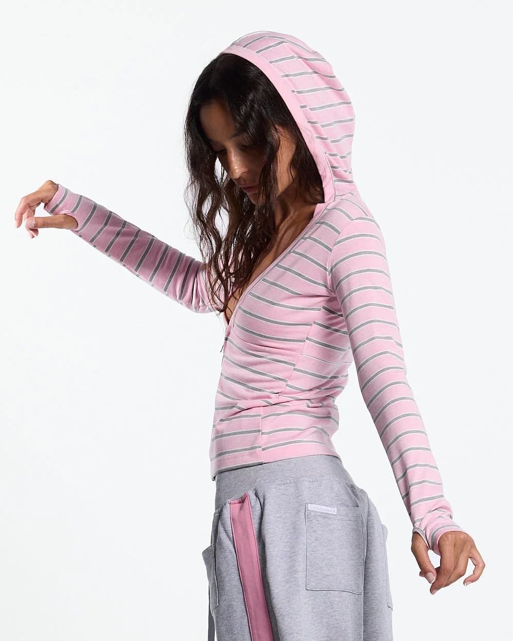 WHIPPED CREAM ZIP LONGSLEEVE PINK 3