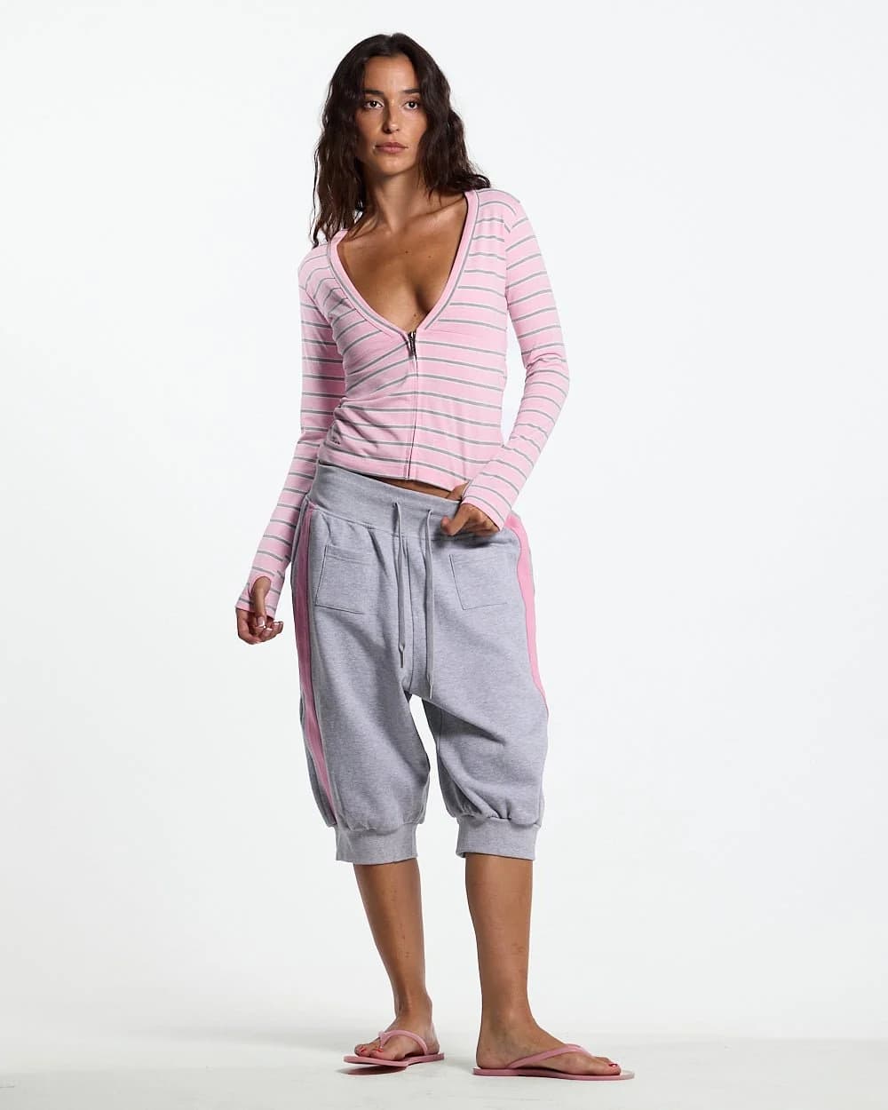 WHIPPED CREAM ZIP LONGSLEEVE PINK 5