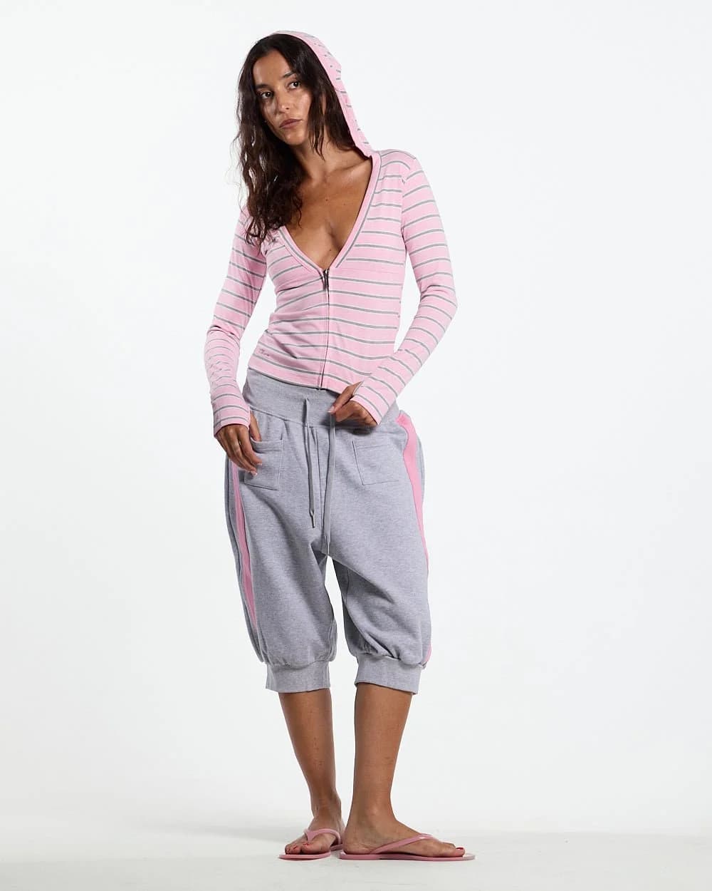 WHIPPED CREAM ZIP LONGSLEEVE PINK 7