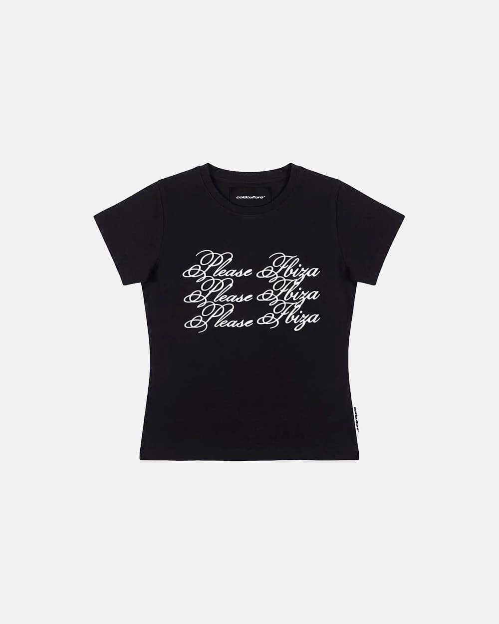 PLEASE IBIZA BABY TEE BLACK 3