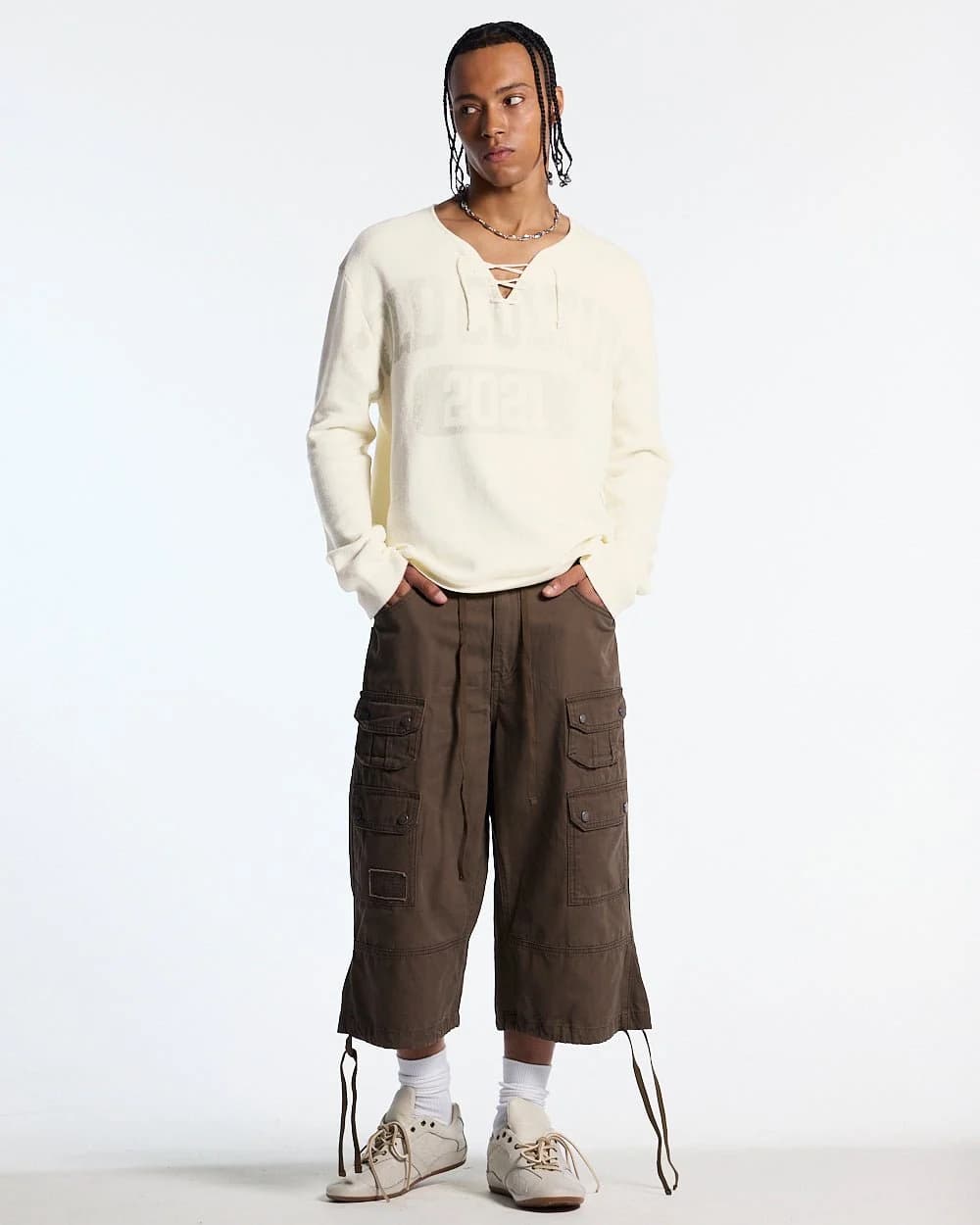 HOOK KNIT BEIGE 5
