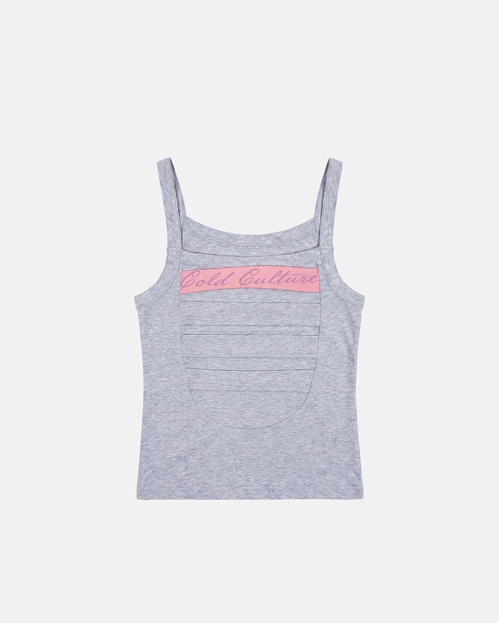 STRAPLINE TANK TOP HEATHER GREY by COLD CULTURE