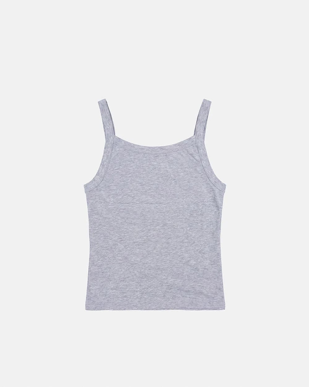 STRAPLINE TANK TOP HEATHER GREY 3