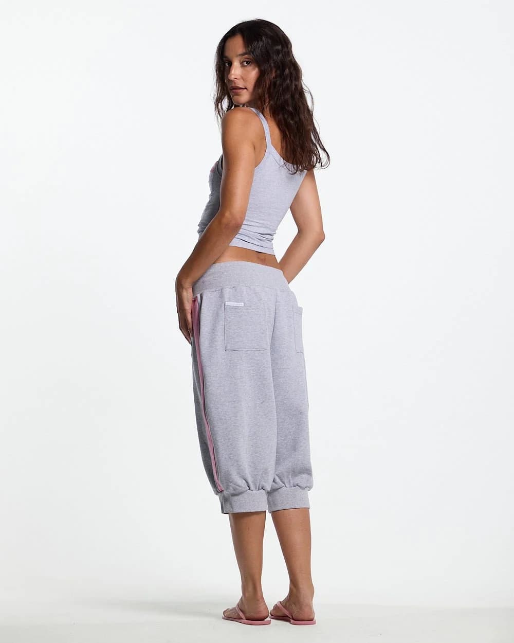 STRAPLINE TANK TOP HEATHER GREY 5
