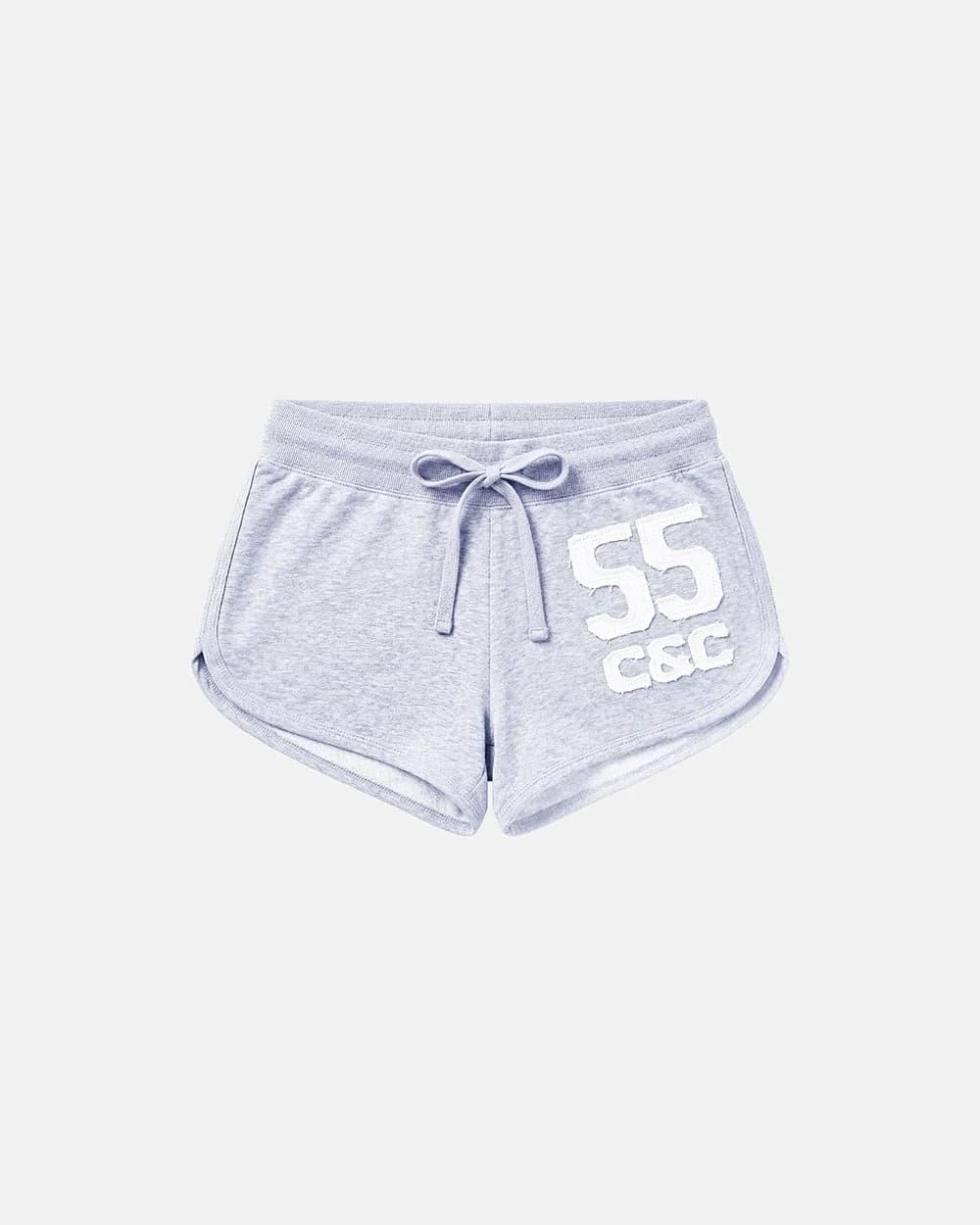 LACE MINI SHORTS HEATHER GREY 2