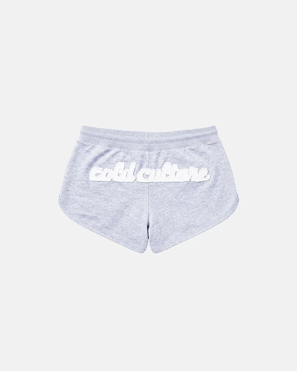 LACE MINI SHORTS HEATHER GREY 4