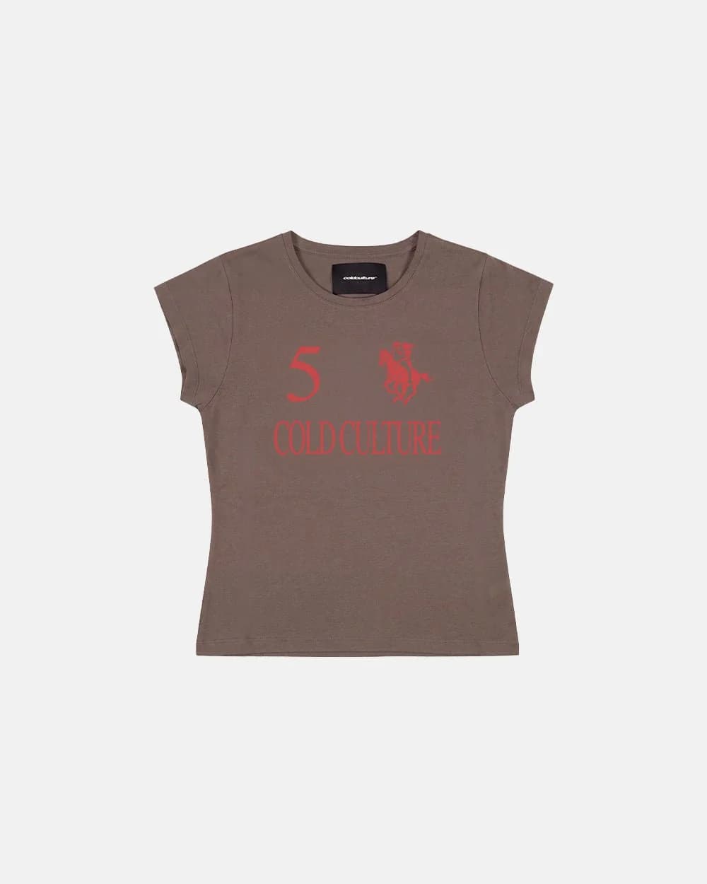KNOTTY BABY TEE BROWN 3
