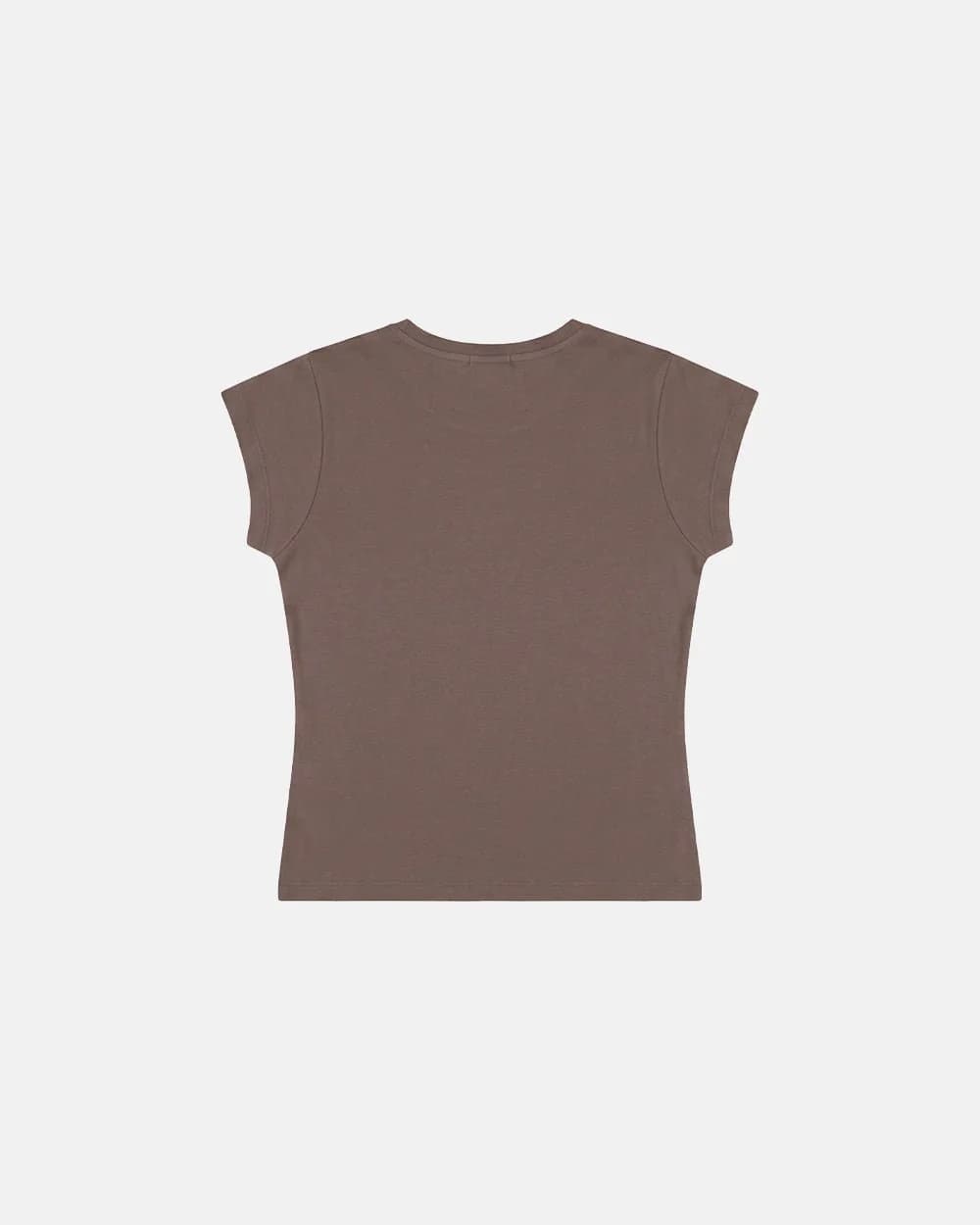 KNOTTY BABY TEE BROWN 5