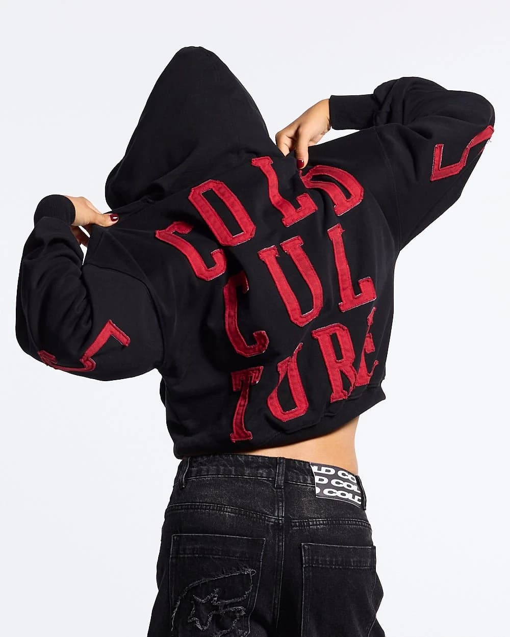 OVERTAKE HOODIE BLACK by COLD CULTURE
