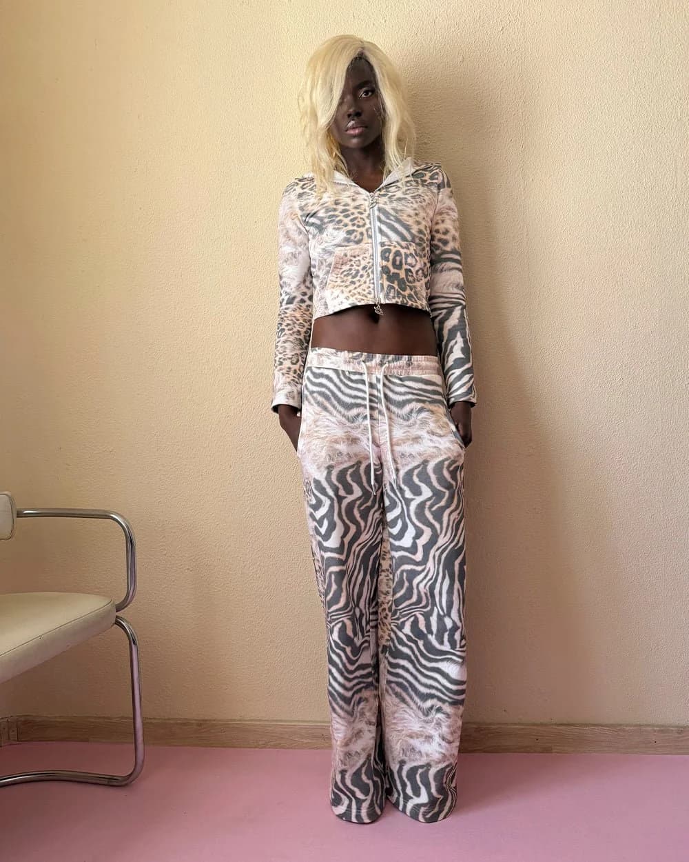 BLING SWEATPANTS LEOPARD 6