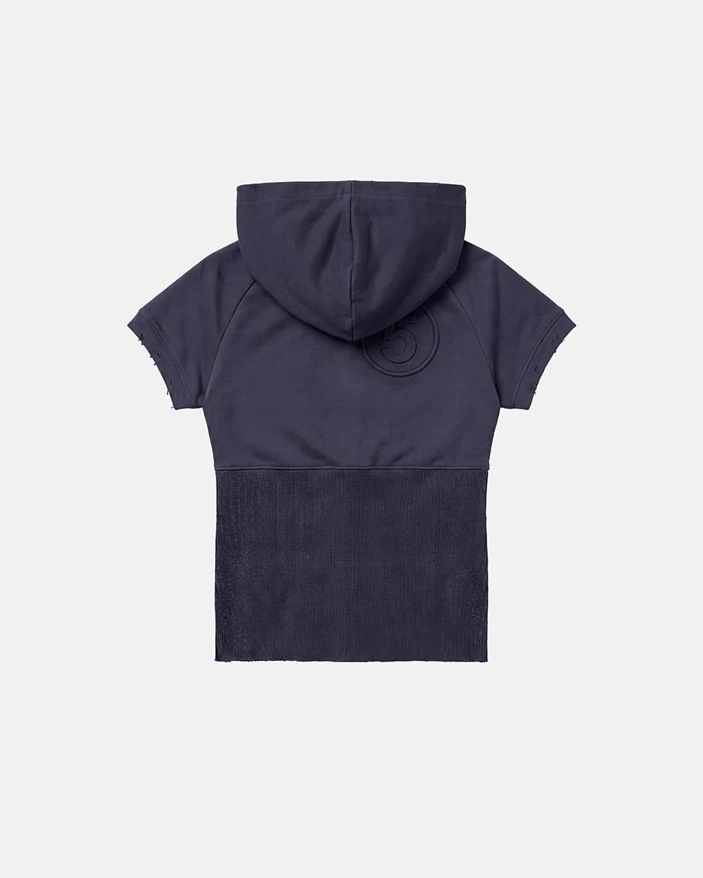 HOODED BABY ZIP TEE DARK GREY 4