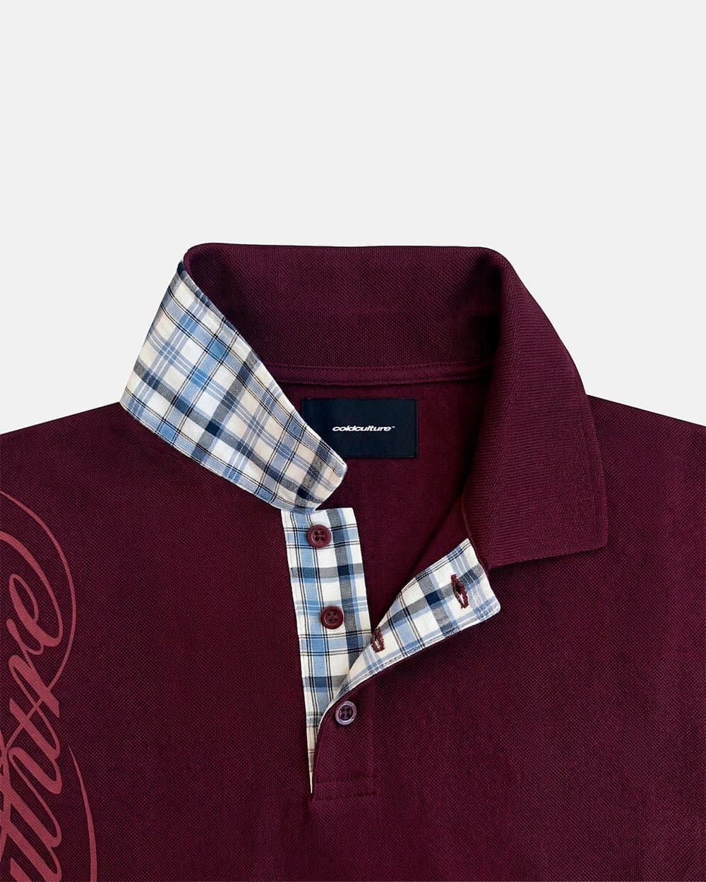 TARTAN SCRIPT POLO RED 5