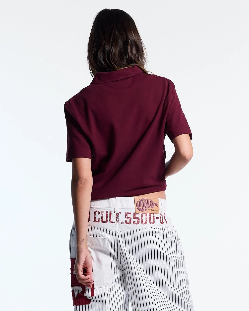TARTAN SCRIPT POLO RED 8