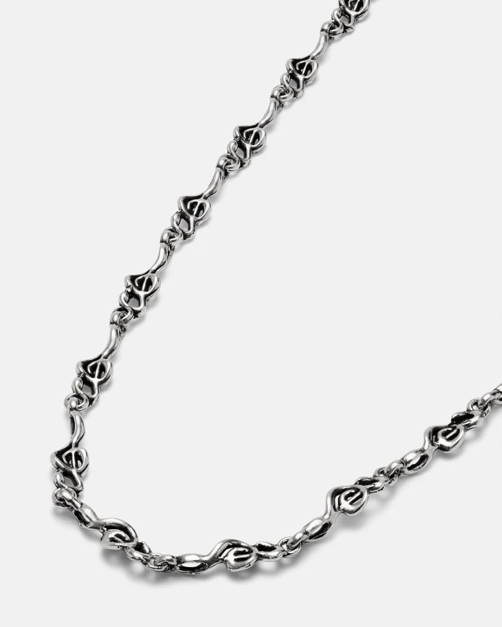 BEAT IT NECKLACE SILVER by COLD CULTURE
