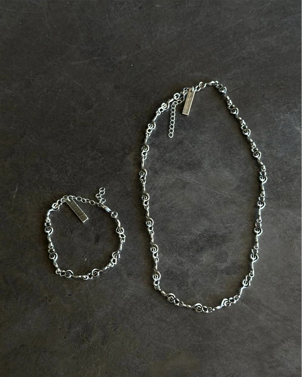 BEAT IT NECKLACE SILVER 4
