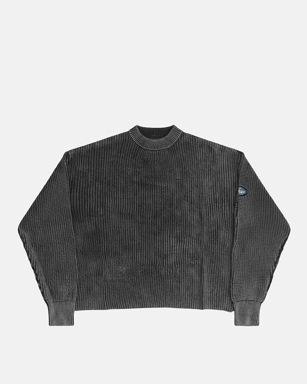 SILICONE DETAIL KNIT DARK BROWN by COLD CULTURE