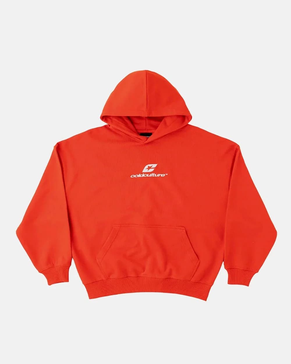 CURVED HOODIE VIBRANT RED 3