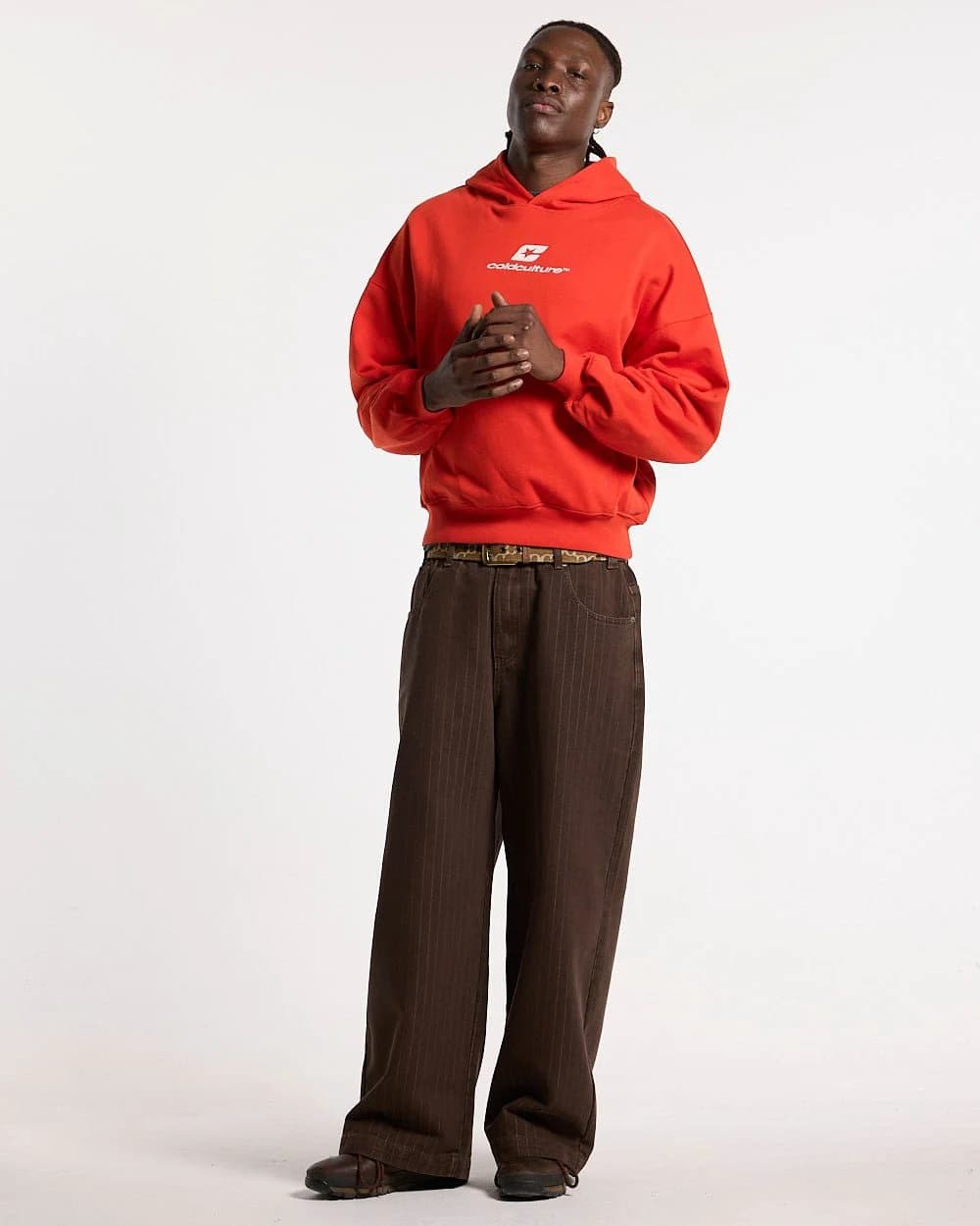 CURVED HOODIE VIBRANT RED 4