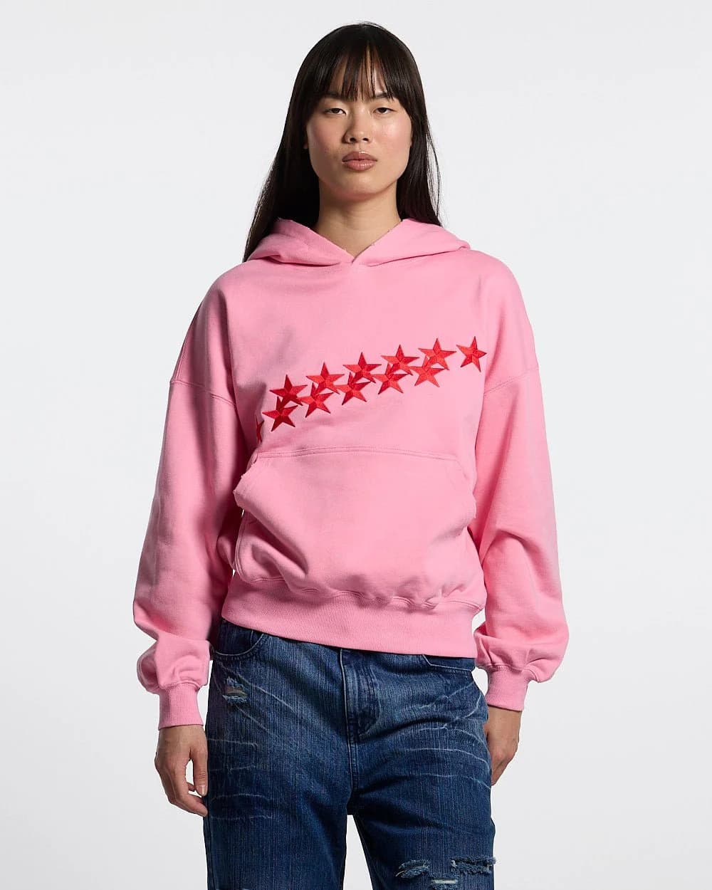 STARS HOODIE PANTHER PINK 5
