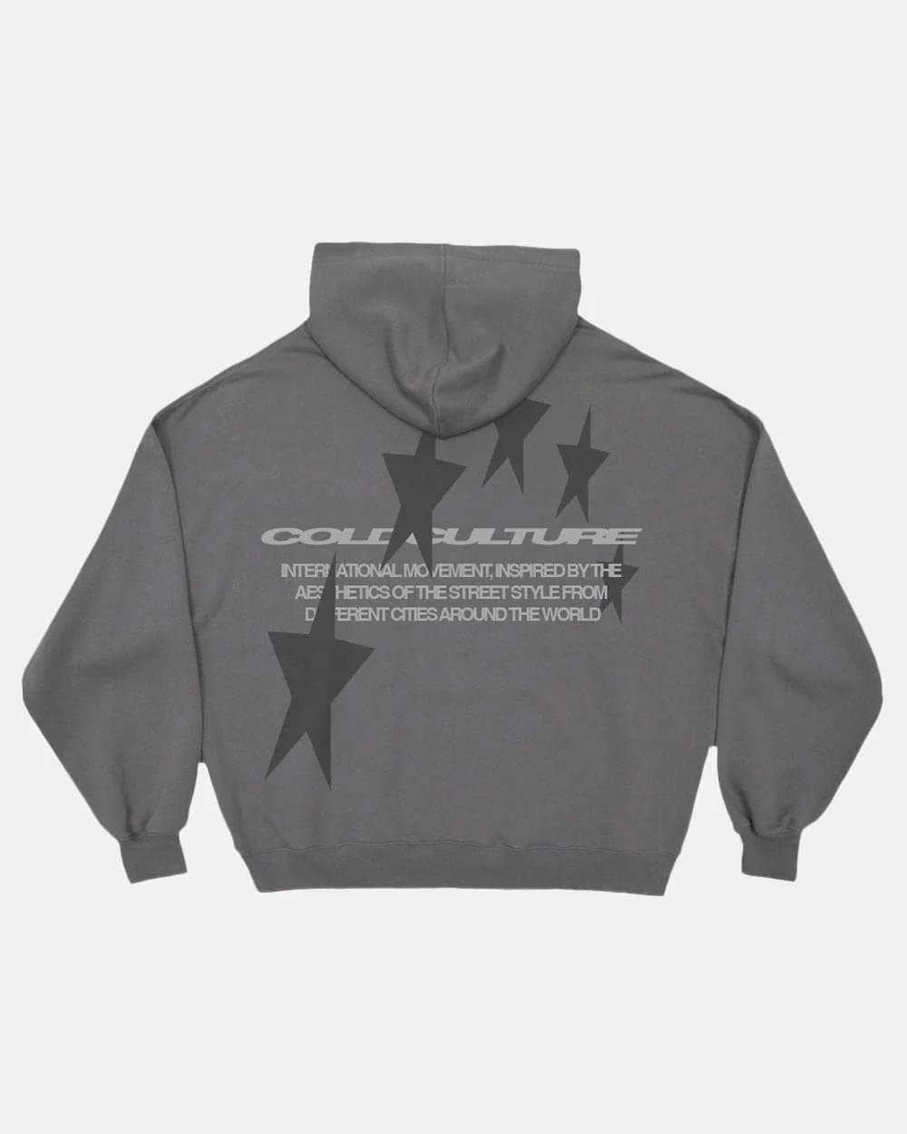 COSMOS ARC HOODIE SMOKEY GREY by COLD CULTURE