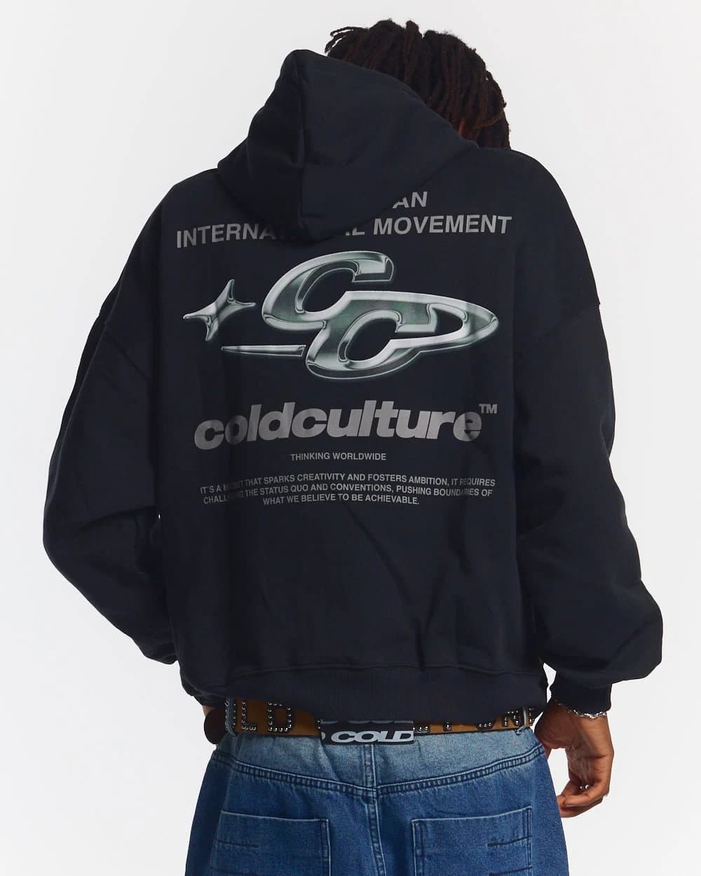 SPARKLY HOODIE BLACK 2