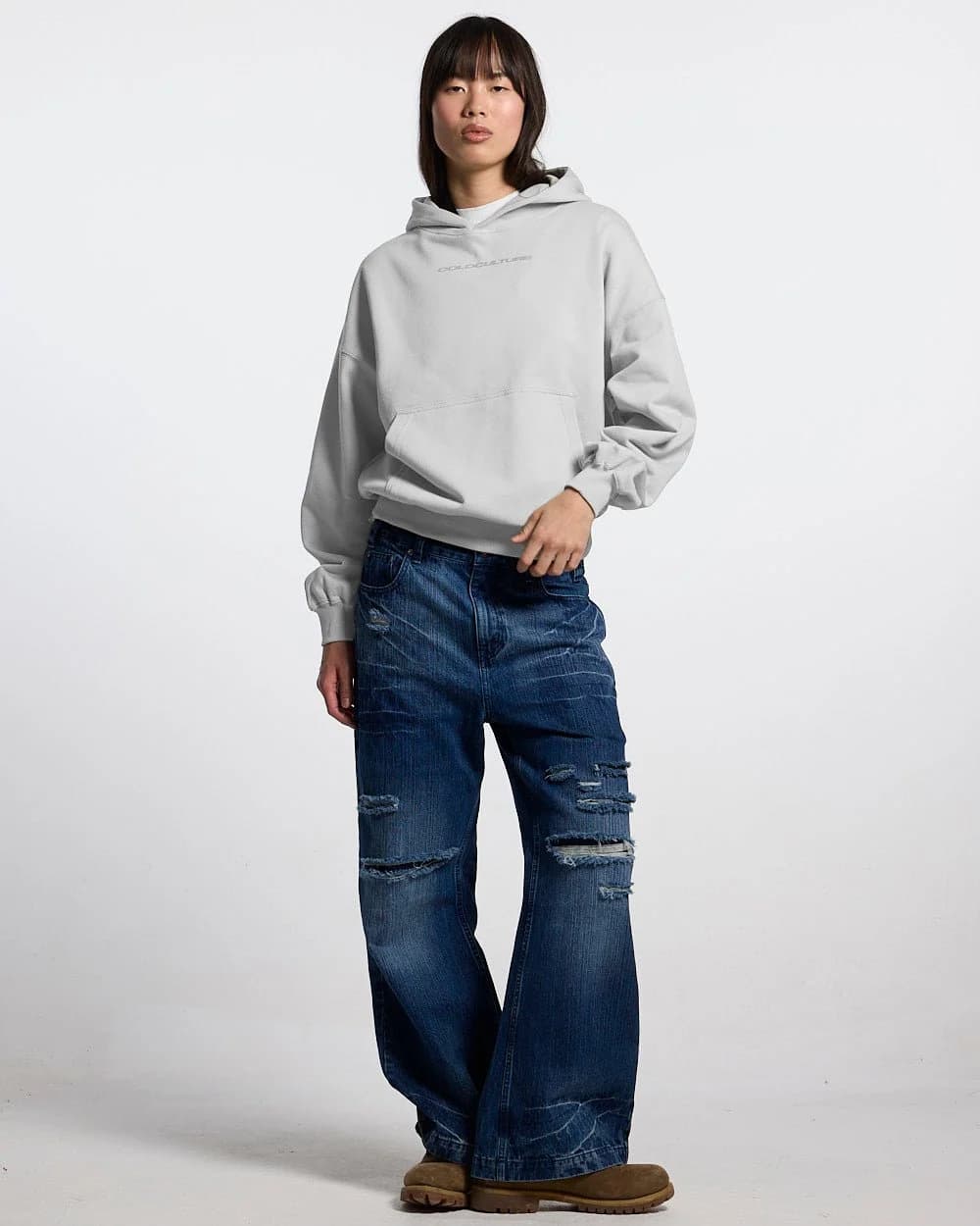 COSMOS ARC HOODIE LIGHT GREY 6