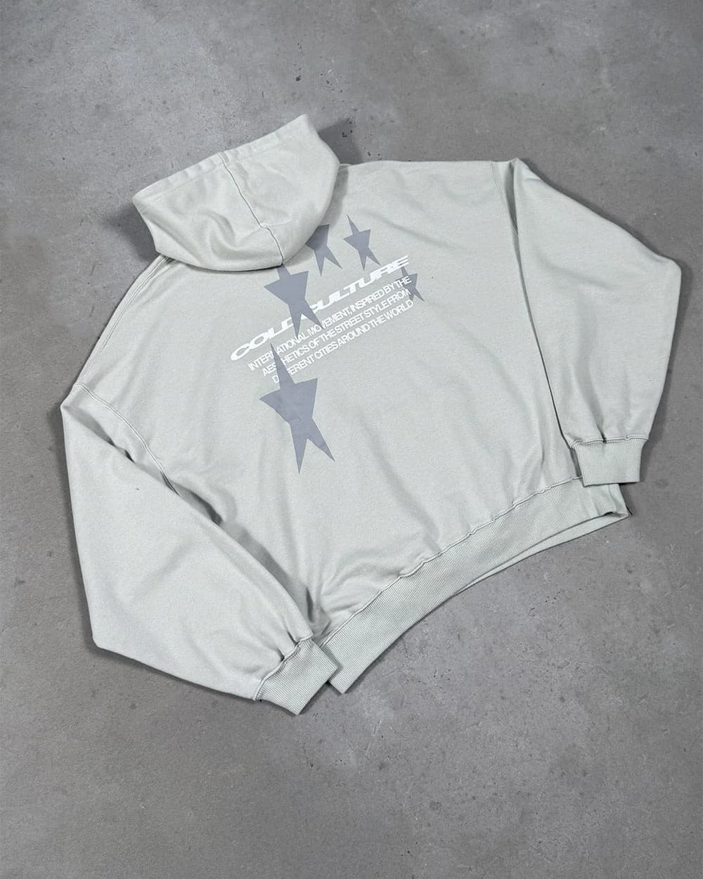 COSMOS ARC HOODIE LIGHT GREY 9