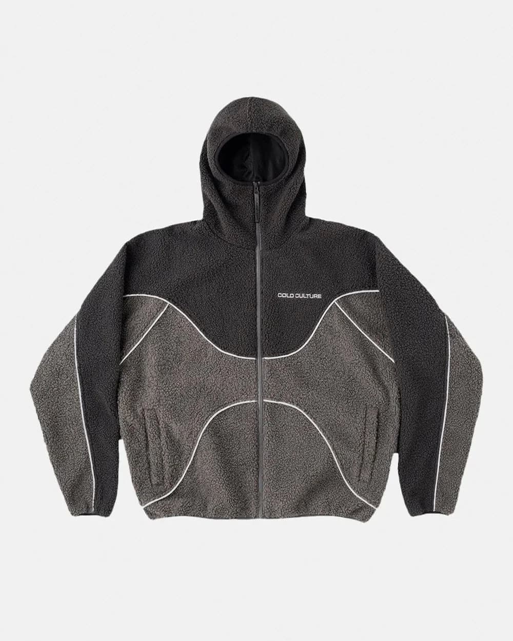 NO RISK FLEECE JACKET HEAVY GREY/DUST GREY 2