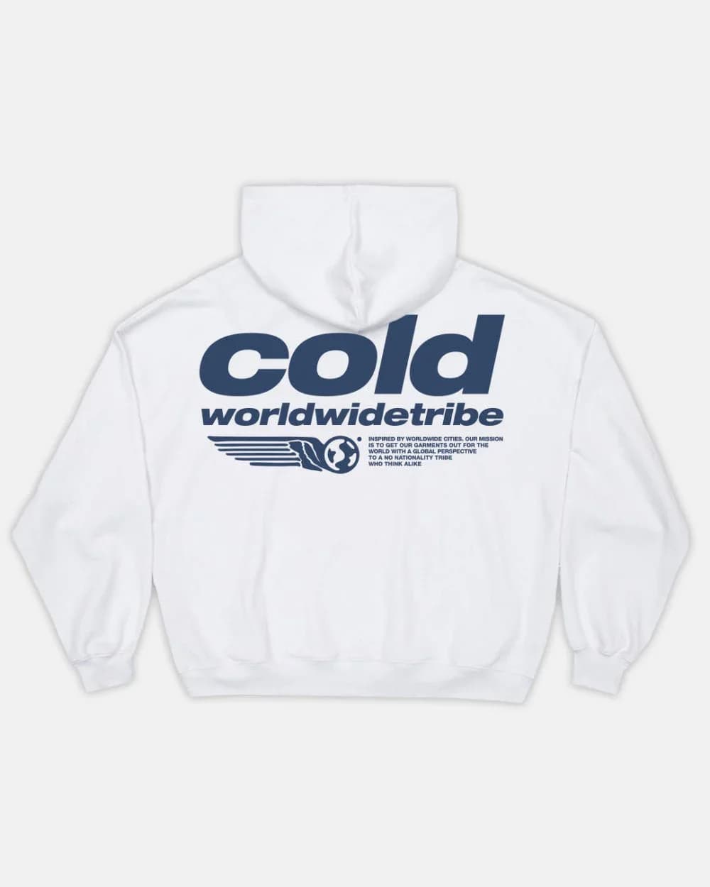 TRIBE HOODIE WHITE by COLD CULTURE
