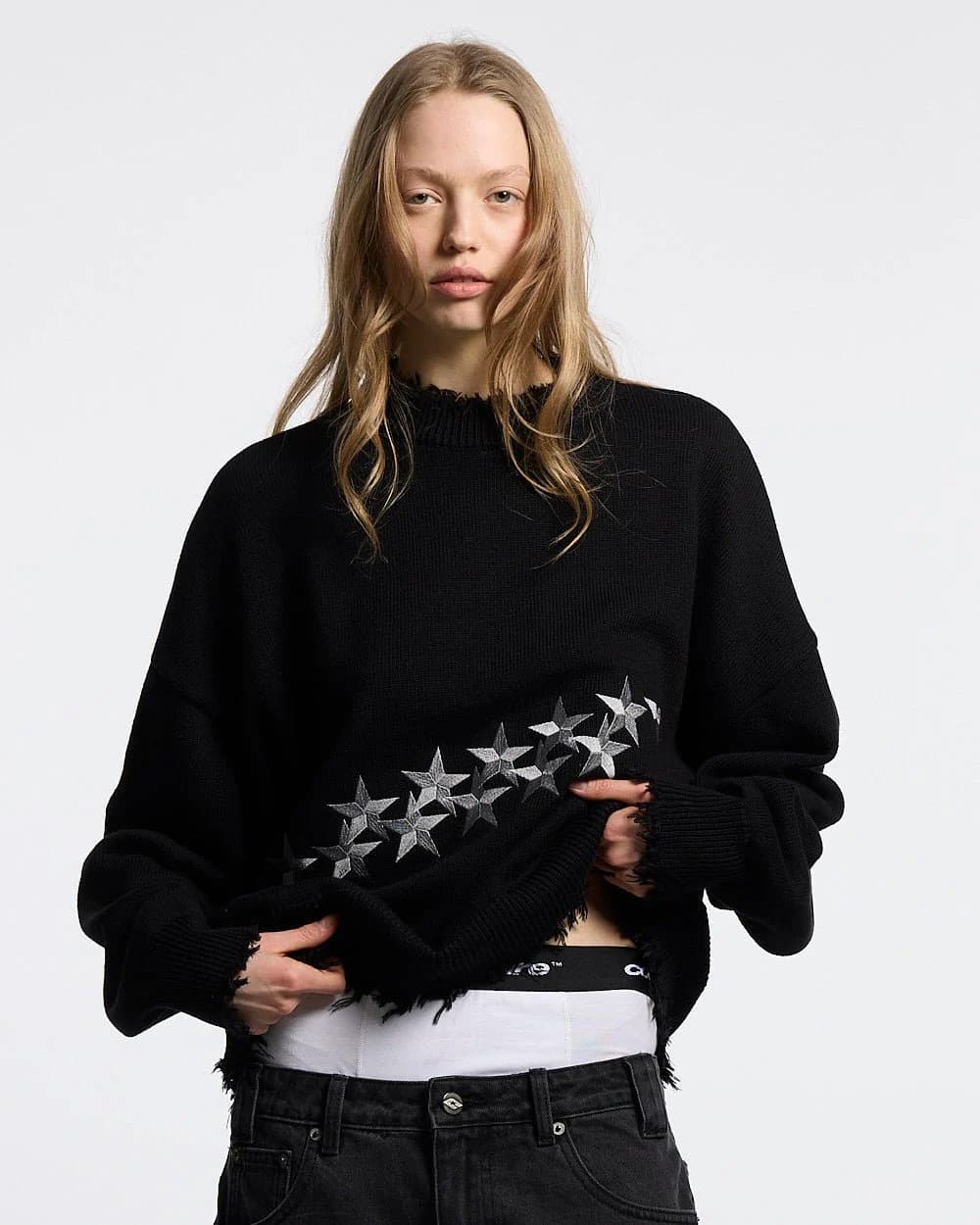 STARS KNIT BLACK 5