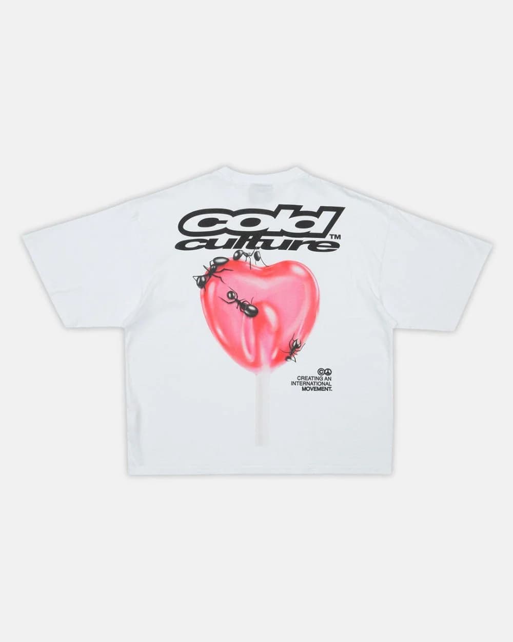 LOLLIPOP TEE WHITE by COLD CULTURE