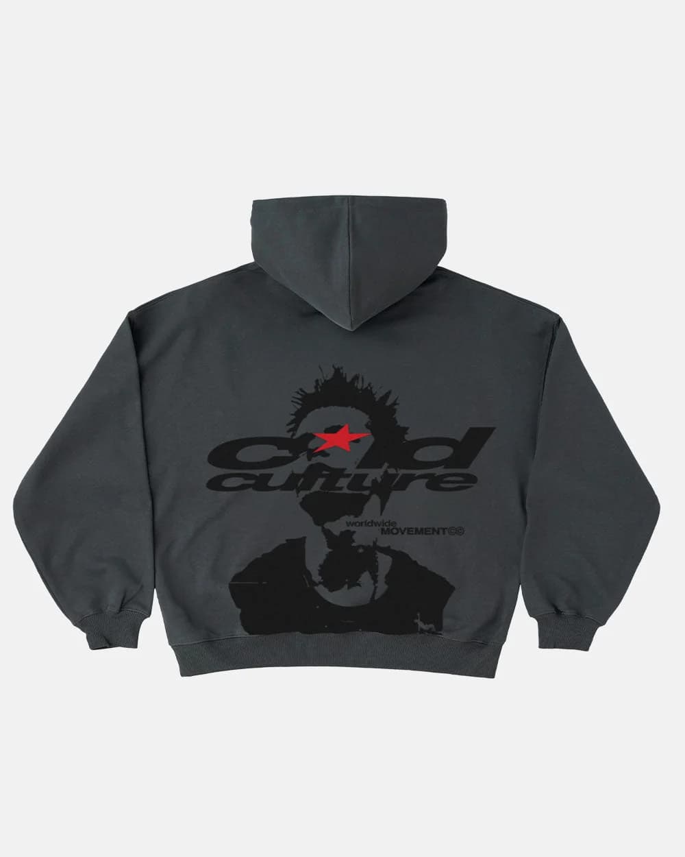 REBEL HOODIE GREY by COLD CULTURE