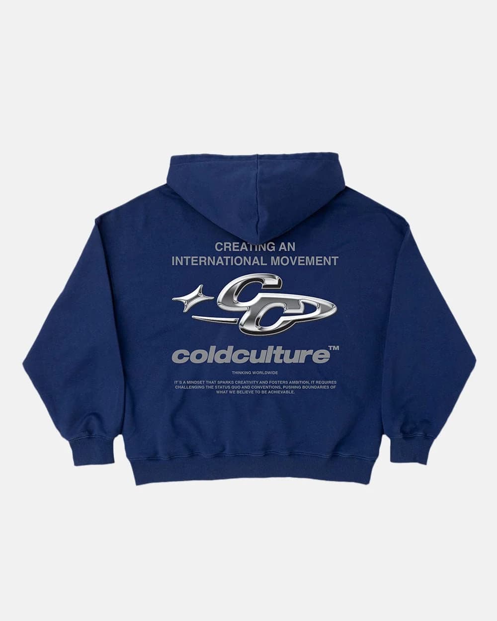 SPARKLY HOODIE COSMIC BLUE by COLD CULTURE