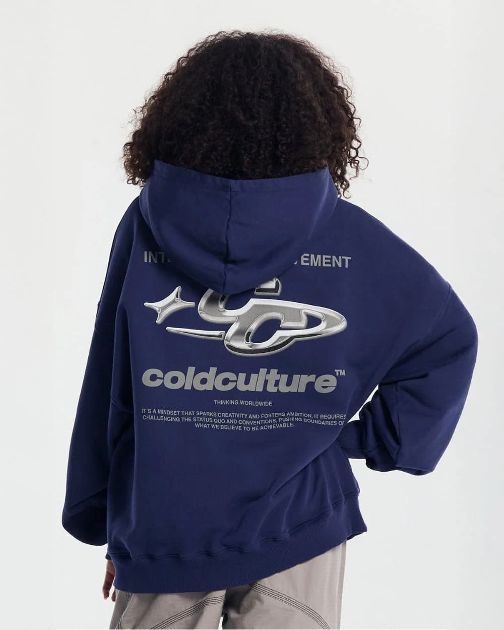 SPARKLY HOODIE COSMIC BLUE 5